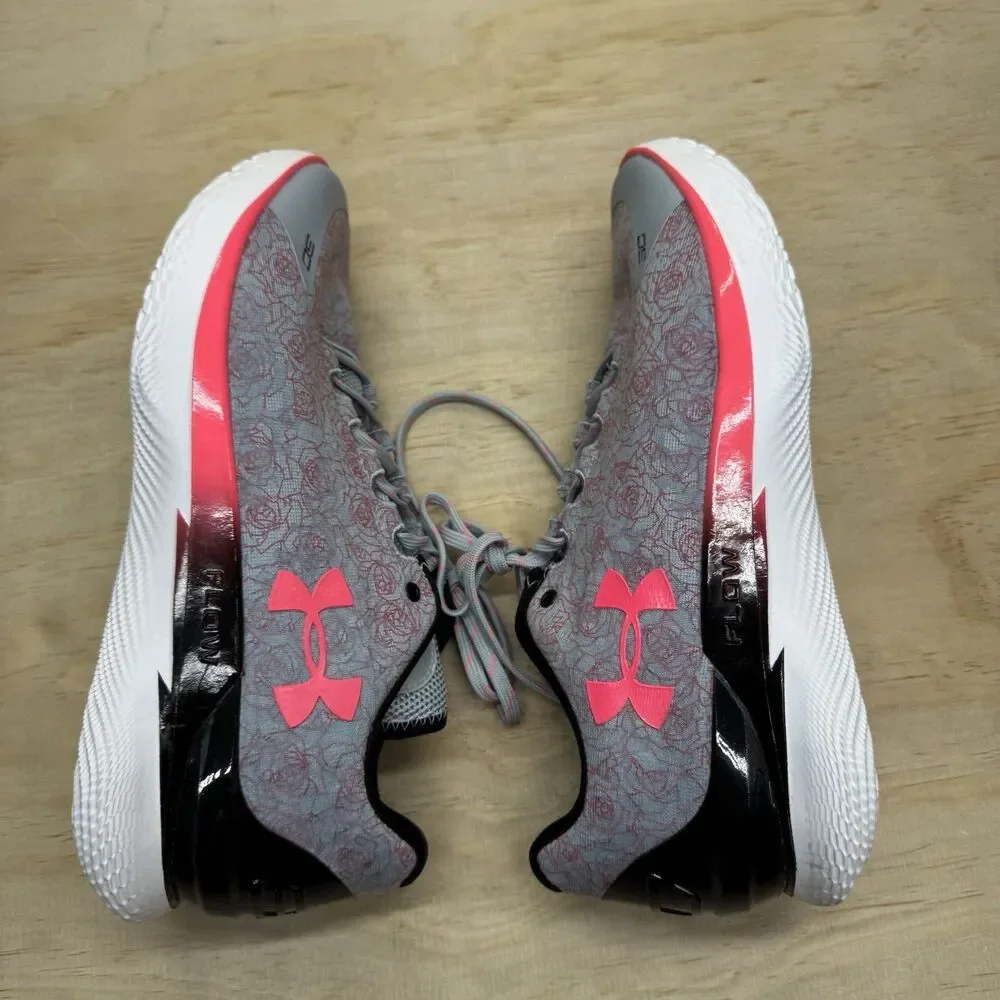 NEW Under Armour Curry 1 Low Flotro Mothers Day  sz 12 Grey Pink 3026278-401